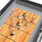 CROWN ME Deluxe Shuffleboard Shuffleboard Bowling Pin Set with Carry Bag, Ball