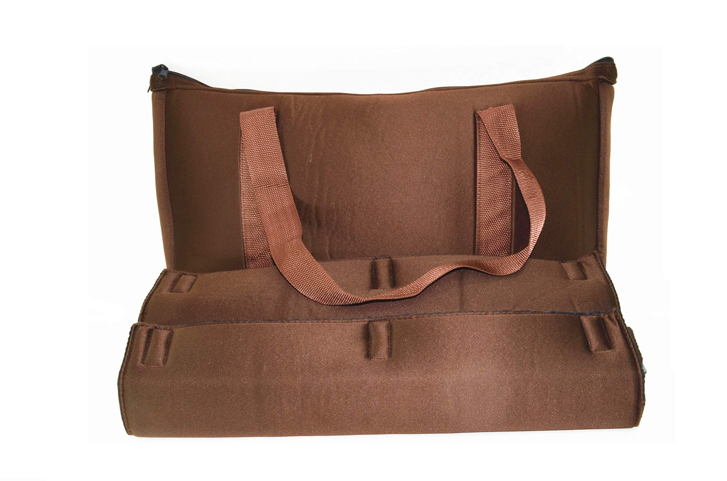 HNDTEK 166 Tiles American Mahjong Set Soft Bag with Combo Rack (Coffee)