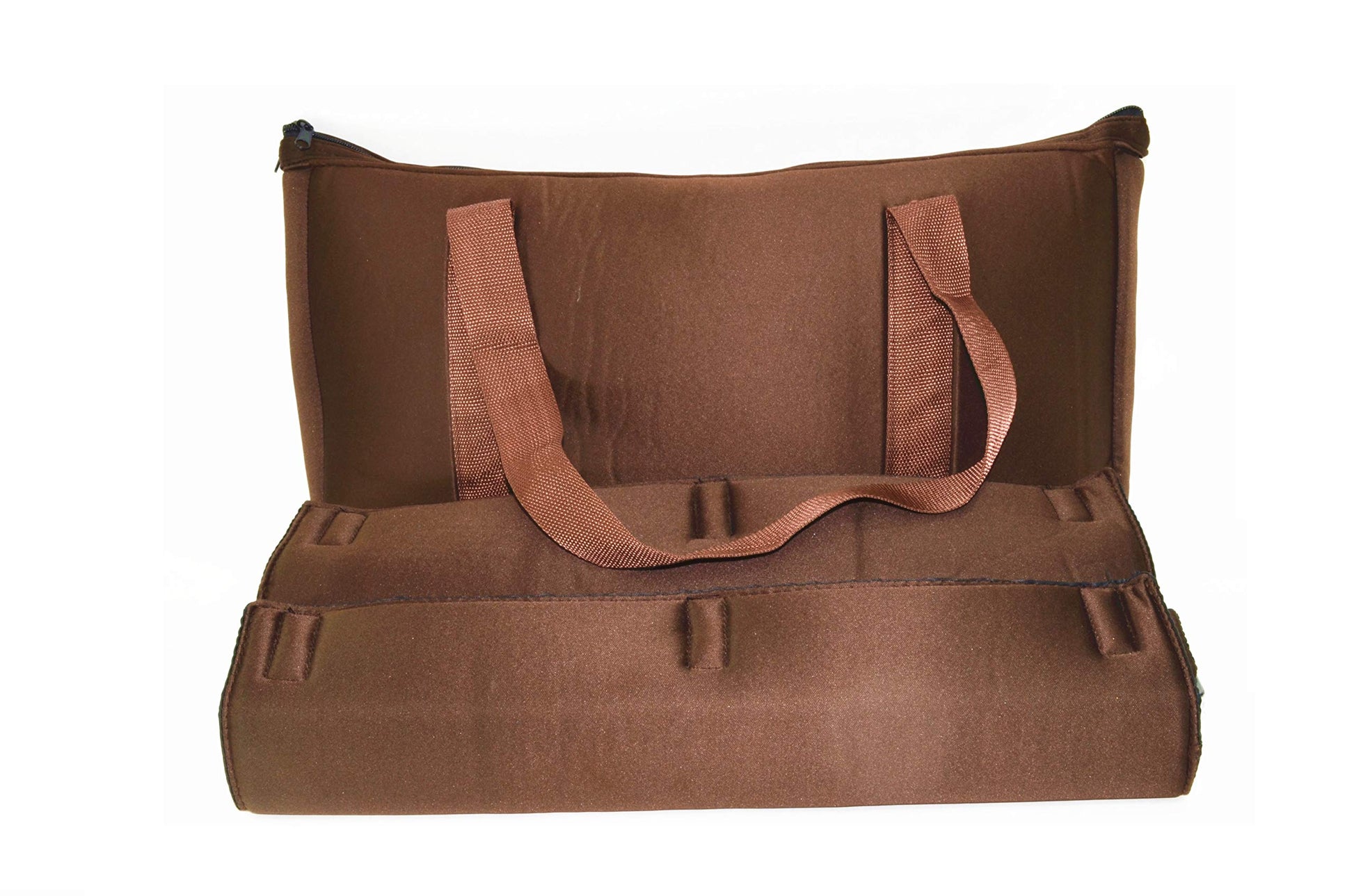 HNDTEK 166 Tiles American Mahjong Set Soft Bag with Combo Rack (Coffee)