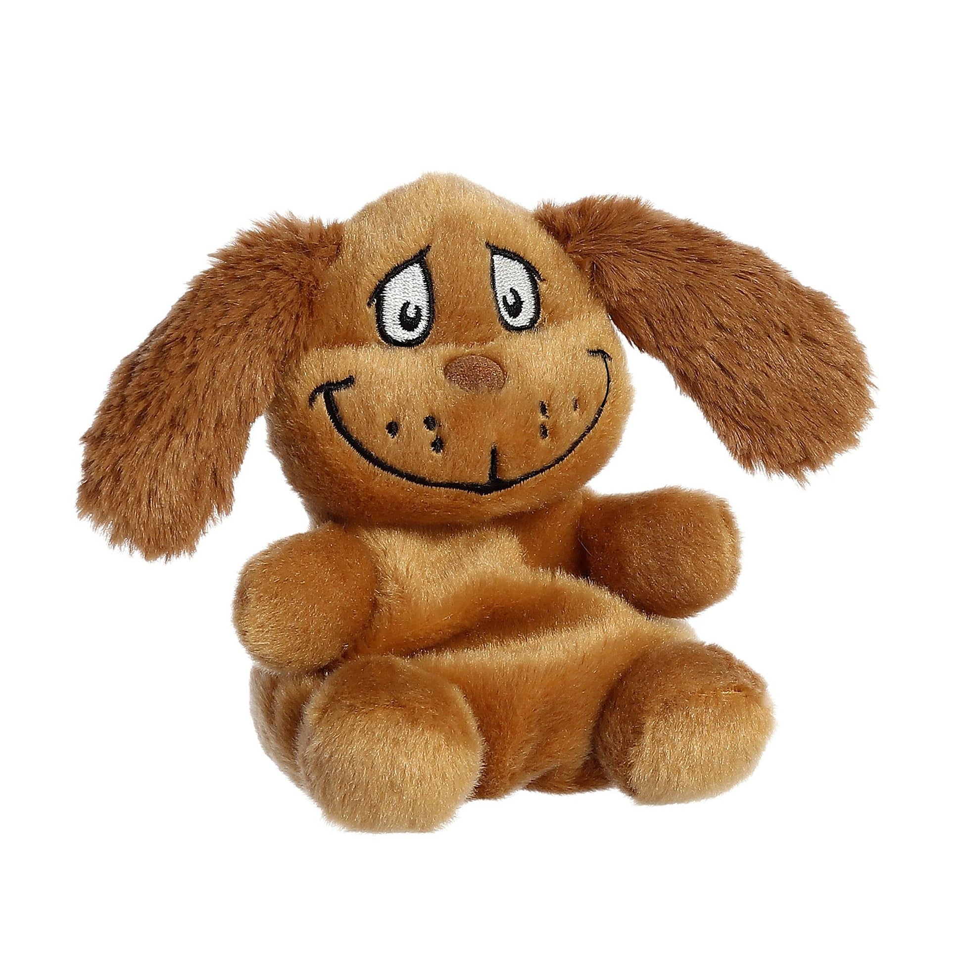 Aurora® Whimsical Dr. Seuss™ Palm Pals™ Max Stuffed Animal - Officially Licensed Plush for Imaginative Play - Perfect for Kids and Adults - Brown 4.5