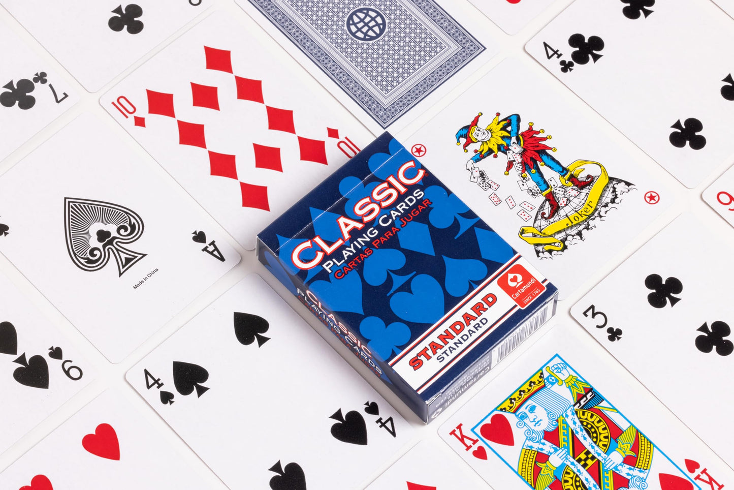 Classic Playing Cards 12 Pack, Standard Index, Red and Blue Casino Quality Bulk Playing Card Decks, Bulk Playing Cards for Poker, Black Jack, Euchre
