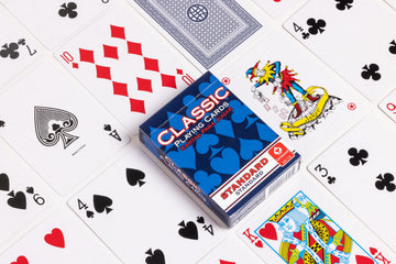 Classic Playing Cards 12 Pack, Standard Index, Red and Blue Casino Quality Bulk Playing Card Decks, Bulk Playing Cards for Poker, Black Jack, Euchre