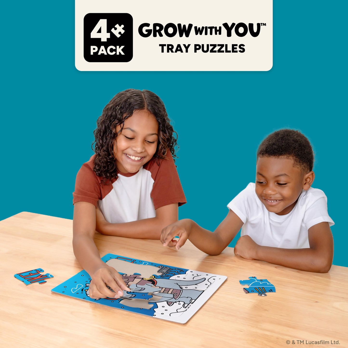 Buffalo Games - Star Wars™ - 4 Pack, 12-48 Piece Puzzles for Kids Ages 4+