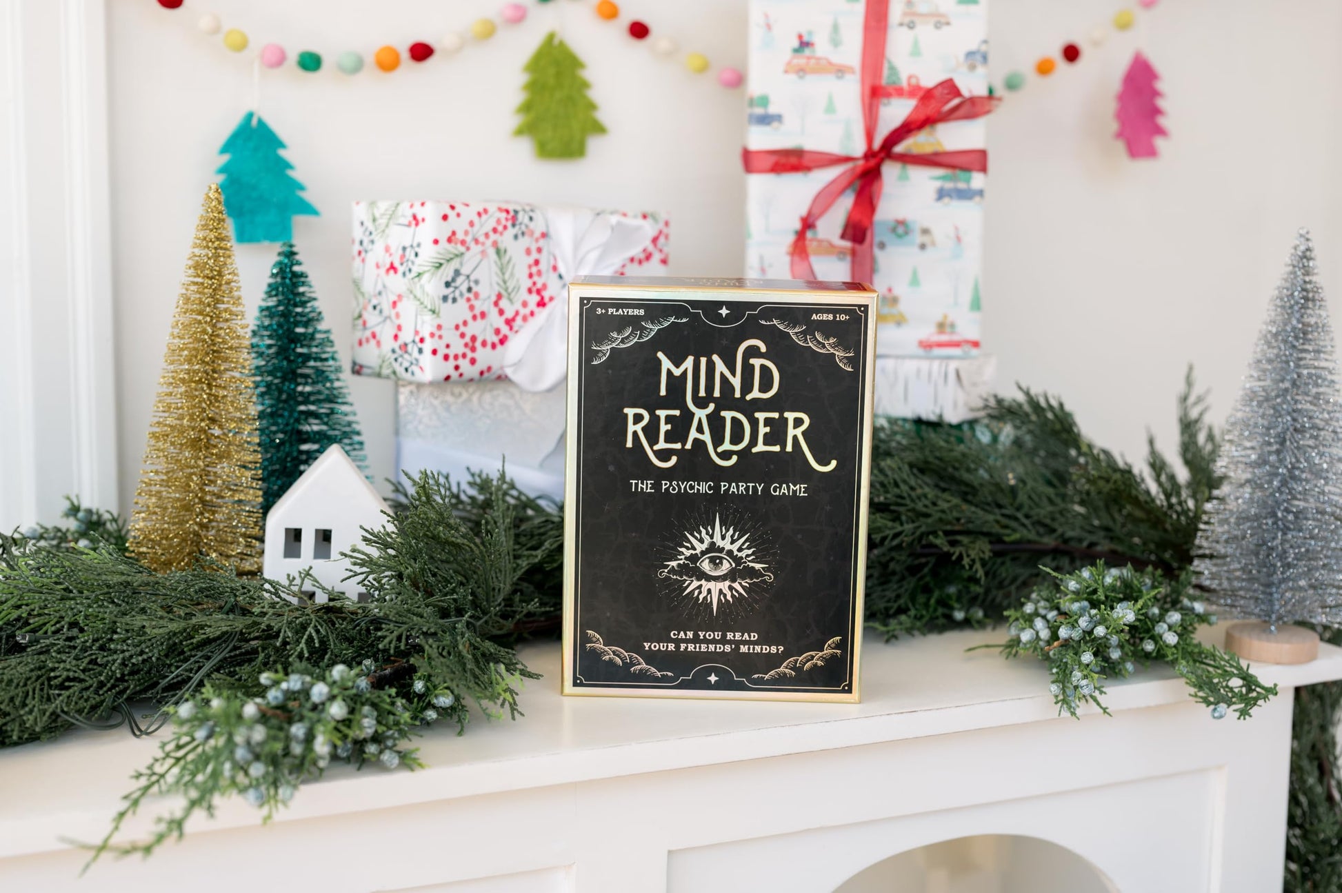 MIND READER - Can You Read Your Friends' Minds? The Fun Mind Reading Psychic Mind Meld Medium Party Christmas Gift for Kids, Adults, Friends