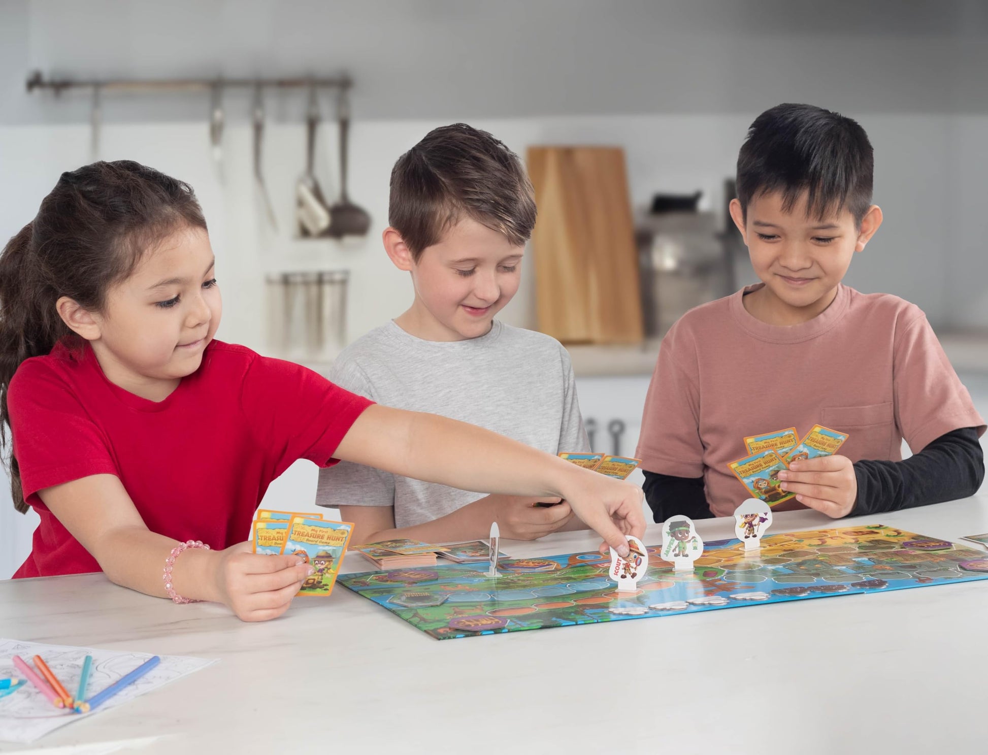 My First Treasure Hunt Board Game - Cooperative Island Explorer Game for Kids Ages 4 and Up, an Exciting Buried Treasure Adventure Perfect for Family