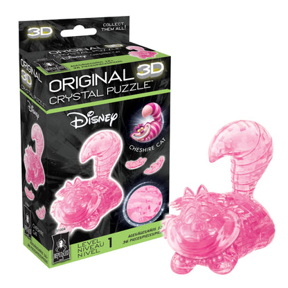 Disney Cheshire Cat Crystal 3D Puzzle, 36-Piece Brain Teaser, Ages 12+