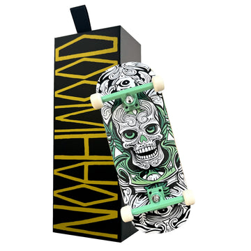 NOAHWOOD NW14.0 Fingerboard Complete (Short Nose Short Tail Deck 98x35.5mm 5-Layer Color Maple Pro concave Design Mini Skateboard Deck) +Pro 36mm Hex