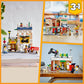 LEGO Creator 3 in 1 Downtown Noodle Shop House, Transforms from Noodle Shop to Bike Shop to Arcade, Modular Building Set, Toy Gift for Kids 8 Years