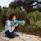 Nerf Elite 2.0 Tetrad QS-4 Blaster, Includes 4 Nerf Elite Darts, 4-Barrel Blasting, Tactical Rail for Customizing Capability, Pump Action