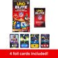 Mattel Games UNO Elite NFL Card Game, 2024 Officially Licensed Core Edition with 4 Collectible Foil Cards Featuring Team Players