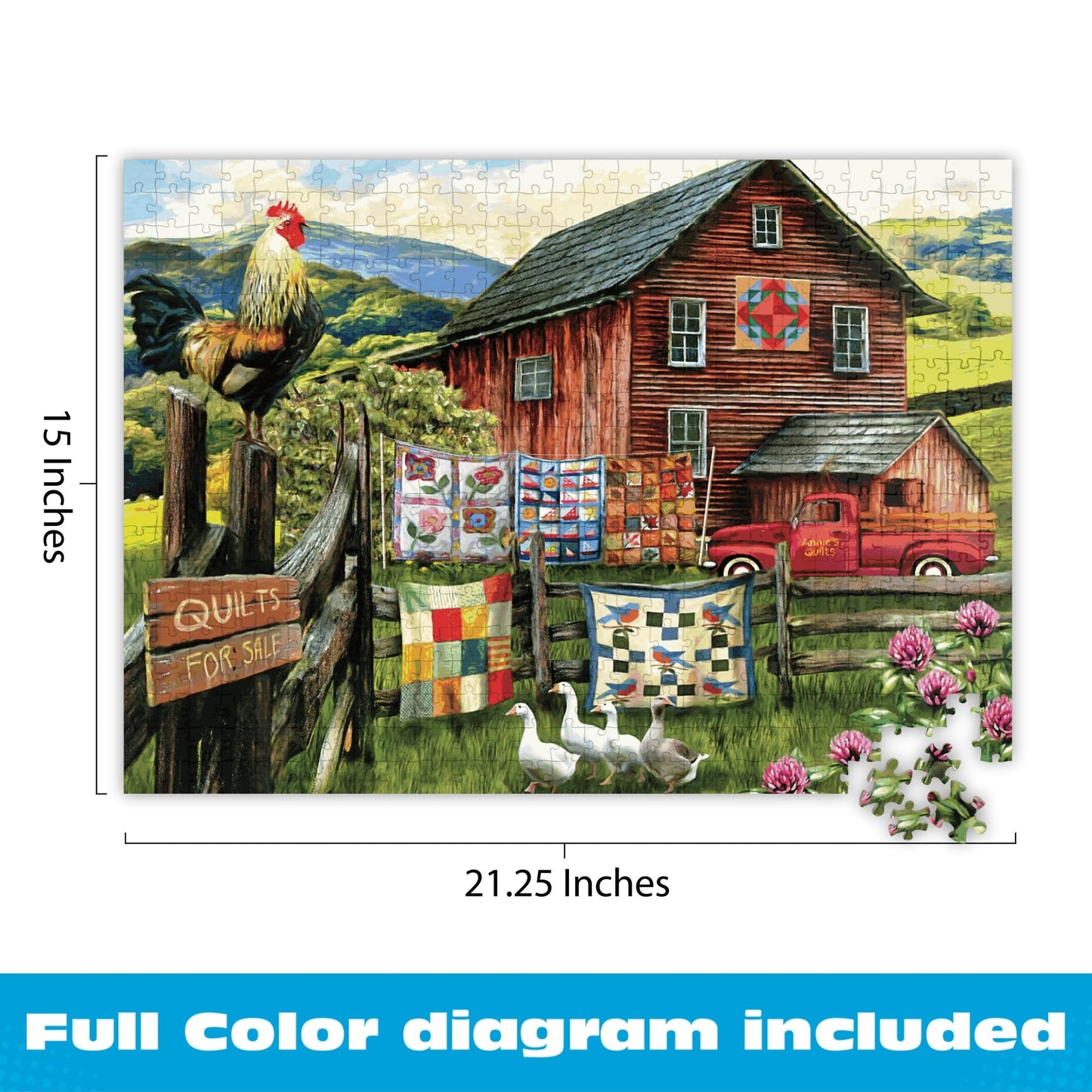 Buffalo Games - A Little Bit of Heaven - 500 Piece Puzzle for Adults