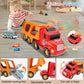 Nicmore Carrier Truck Toddler Toys Car: Transport Toy for 1 2 3 4 Year Old Boys Girls 18 Month 5-in-1 Kid Playset Gifts for Preschool Birthday