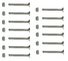Bank Shot Billiards Set of 13 Foosball Screw Men Player Bolts and Lock-Nuts 1-3/16 inch