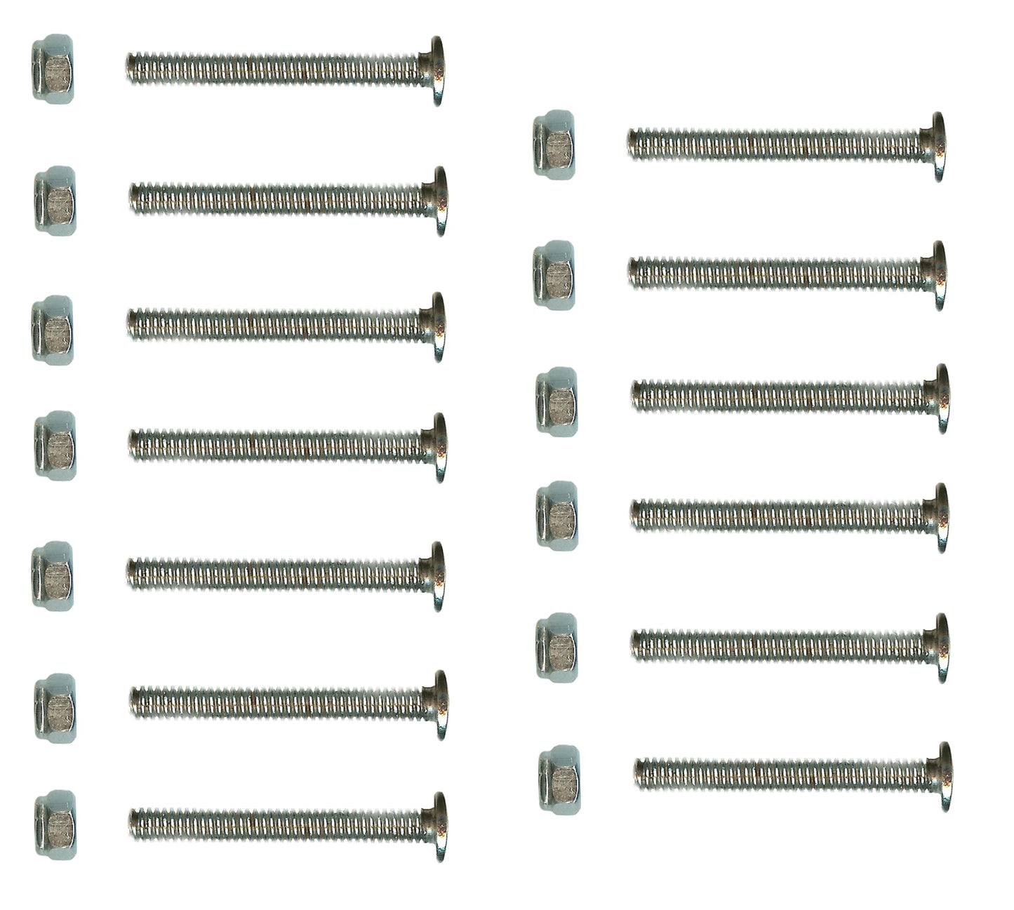Bank Shot Billiards Set of 13 Foosball Screw Men Player Bolts and Lock-Nuts 1-3/16 inch