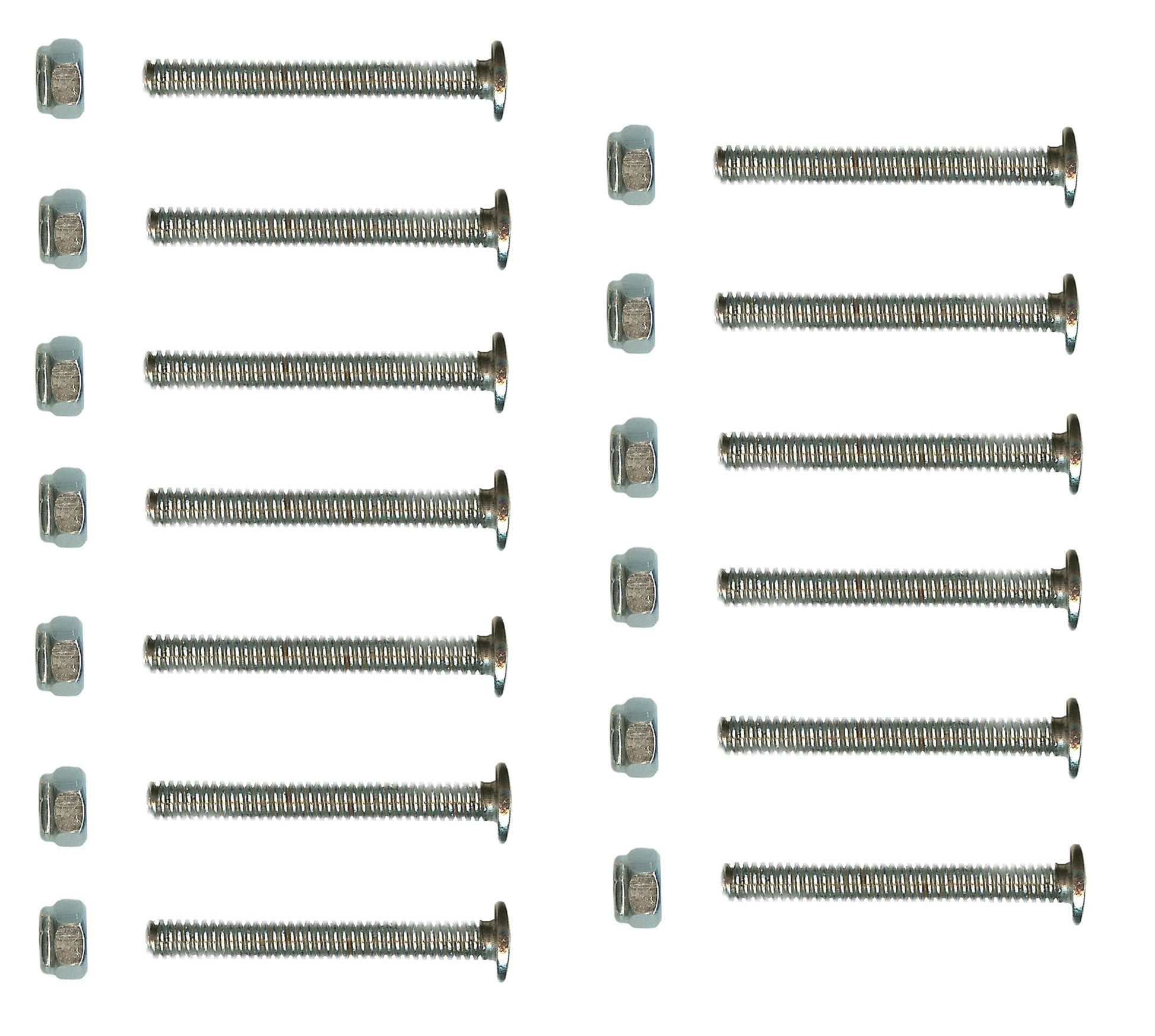 Bank Shot Billiards Set of 13 Foosball Screw Men Player Bolts and Lock-Nuts 1-3/16 inch