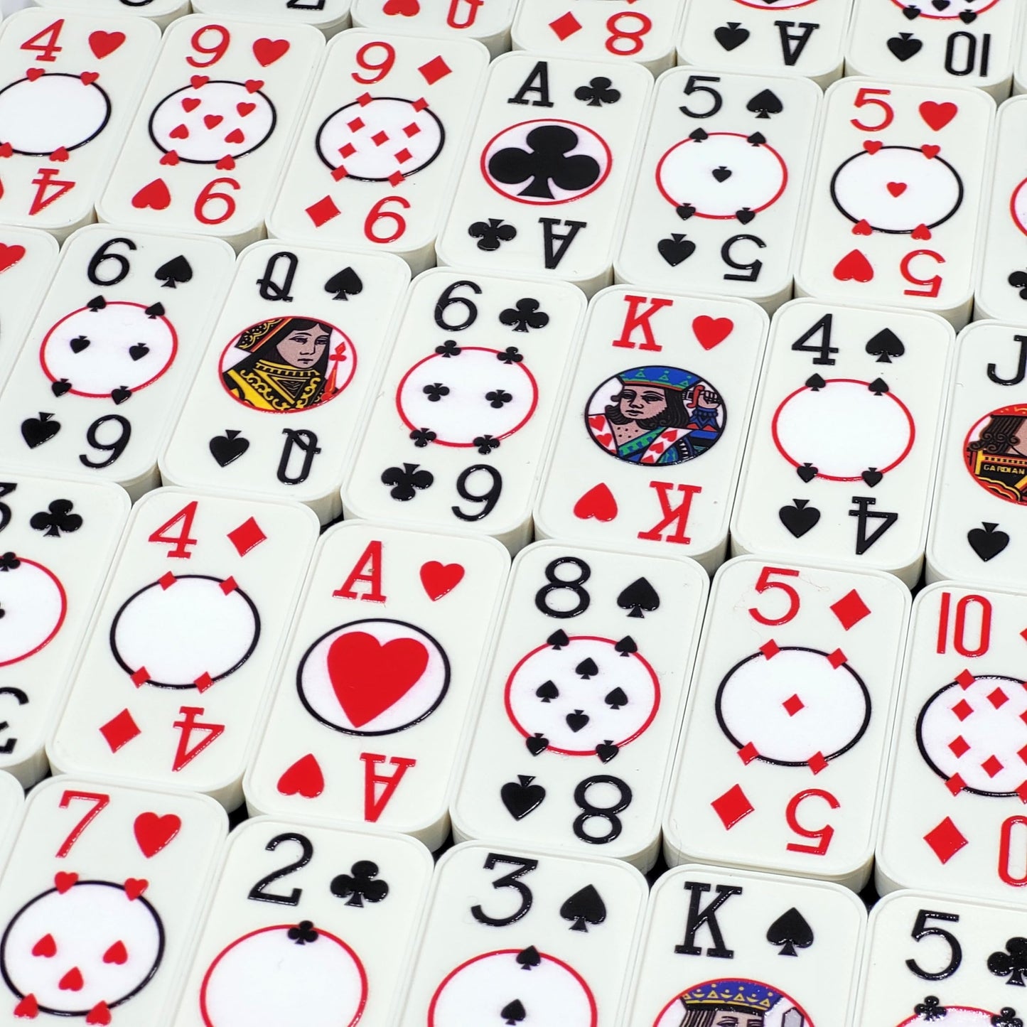 Cardian Poker Dominoes, Playing Cards: Standard 52+2 Jokers, US Made(Black)