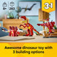 LEGO Creator 3 in 1 Fierce Dinosaur Building Toy for Boys & Girls, Ages 8+ - Gift for Birthdays - Kids Build 1 of 3 Prehistoric Animal Figures - 31379