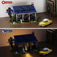 Evil House Building Set, Deadly Darkness House Compatible with Lego Halloween Horror House with Movable Car Haunted House Toy Model, Collectible Gift