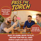 Pass the Torch Party Game for Teens and Families Ages 10+ Fast Thinking Word Challenge Card Games for Groups 3-10 Players - Gift for Kids and Adults