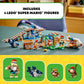 LEGO Super Mario Diddy Kong's Mine Cart Ride Expansion Set 71425, Collectible Building Toy with Brick Built Funky Kong Figure, Super Mario Gift Set