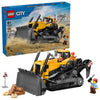 LEGO City Yellow Bulldozer Construction Site Building Toy for Kids, Ages 8+ - Pretend Play Set & Construction-Themed Building Blocks W/Toy Bulldozer