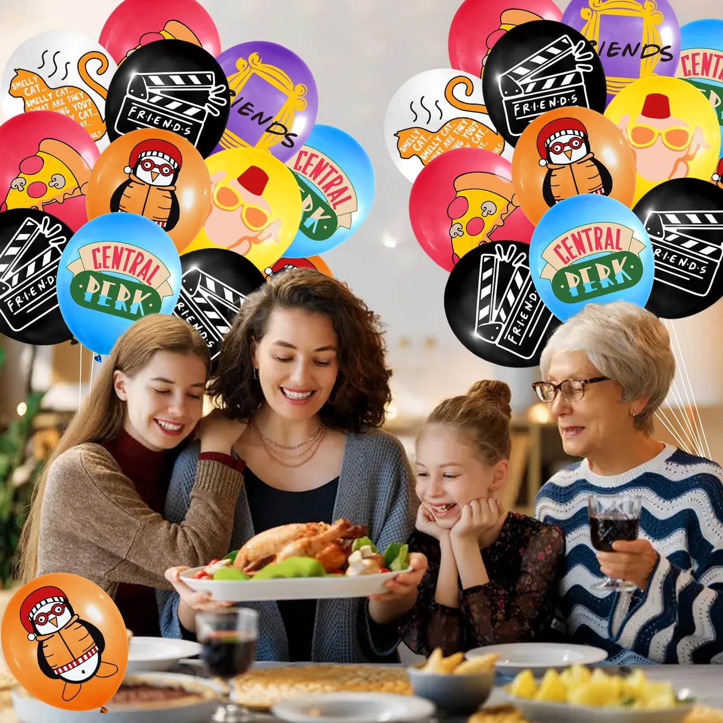 49Pcs Friends Themed Party Decorations Balloons Friends Party Decorations Friends TV Show Decorations Friends Bachelorette Party Decor Friends Party