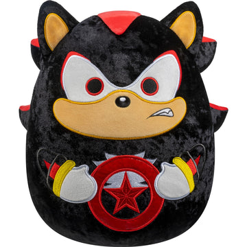 Squishmallows Original 12in “35th Anniversary Velvet Shadow” Sonic The Hedgehog Plush (Medium-Sized)