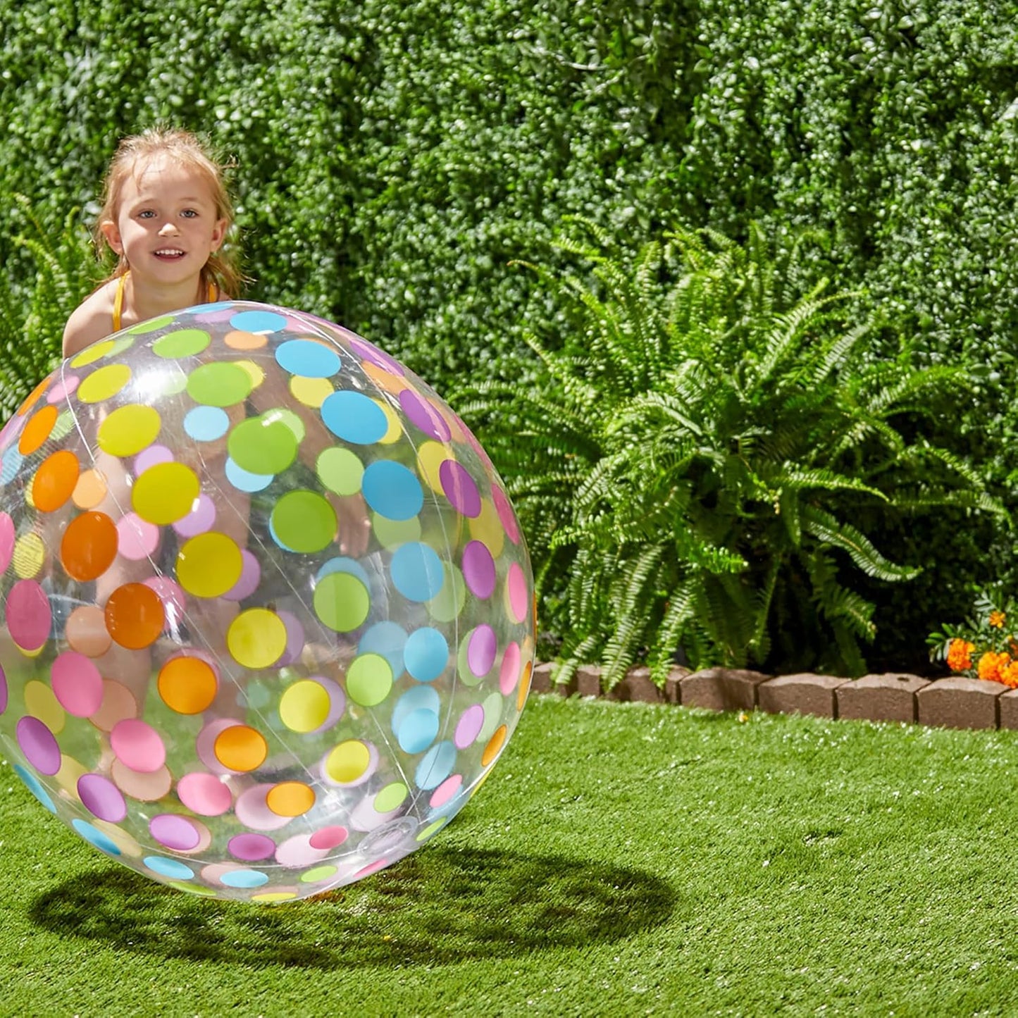Intex Jumbo Inflatable Pool Ball Multi, 42"