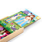 Melissa & Doug Princess & Horse Magnetic Dress-Up Wooden Dolls Pretend Play Set (35 pcs)