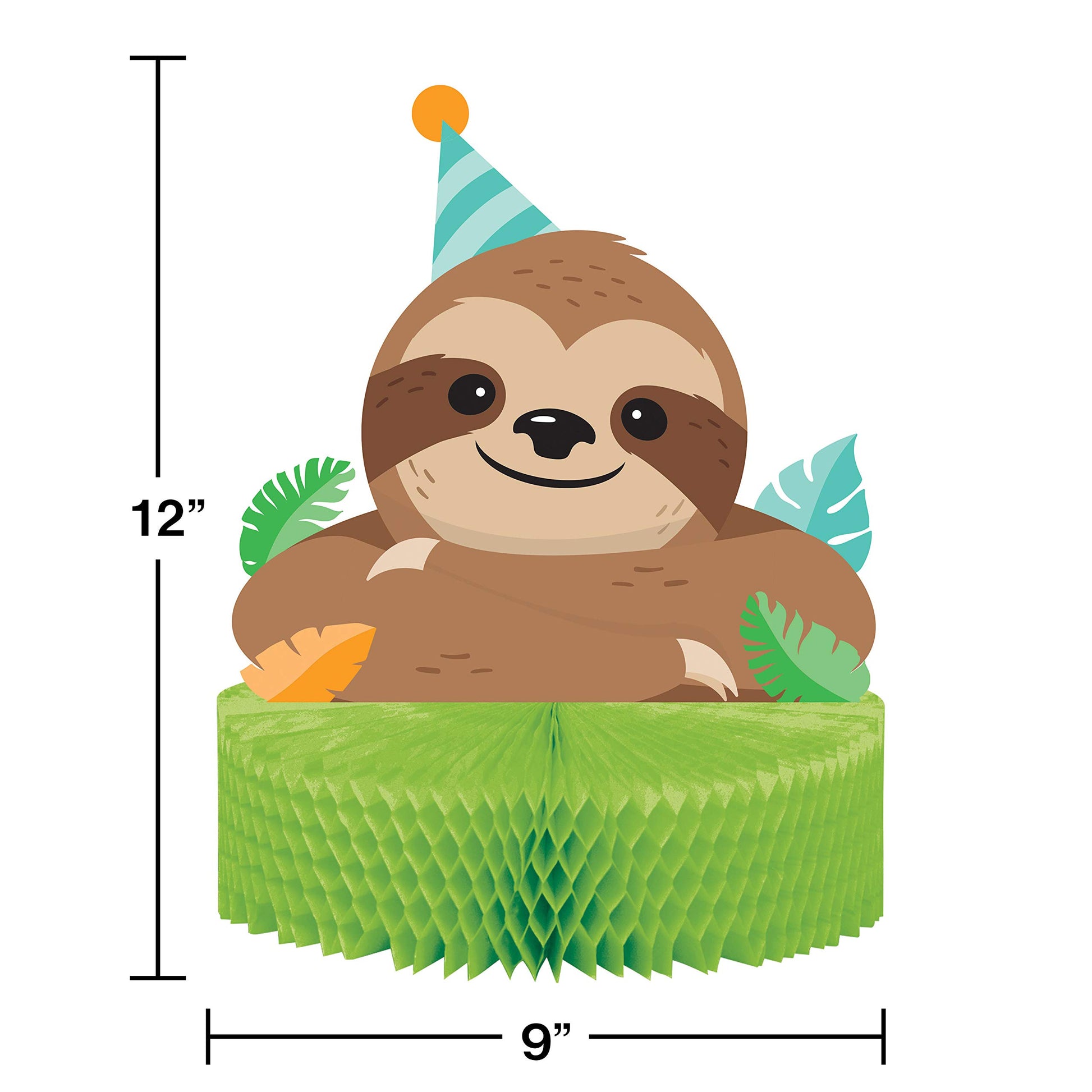 Creative Converting Sloth Party Centerpiece, 1 ct