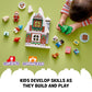 LEGO DUPLO Santa's Gingerbread House Building Set, Christmas Toy for 2 Year Old Boys and Girls, Includes Santa Claus Figure, Stocking Filler Idea