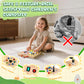 MoKo Montessori Busy Board Toys for 3+ Years Old Wooden Sensory Toys Board with LED Light Up Switch, Locks, Zippers, Music Boxes Learning Educational