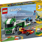LEGO Creator 3in1 Race Car Transporter 31113 Building Kit; Makes a Great Gift for Kids Who Love Fun Toys and Creative Building, New 2021 (328 Pieces)