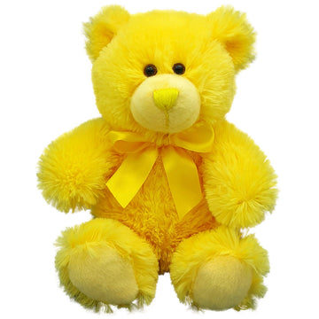 Anico 8" Yellow Teddy Bear - Soft Plush Yellow Bear, Small Bear, Perfect for Kids, Birthdays, Holidays, and More!