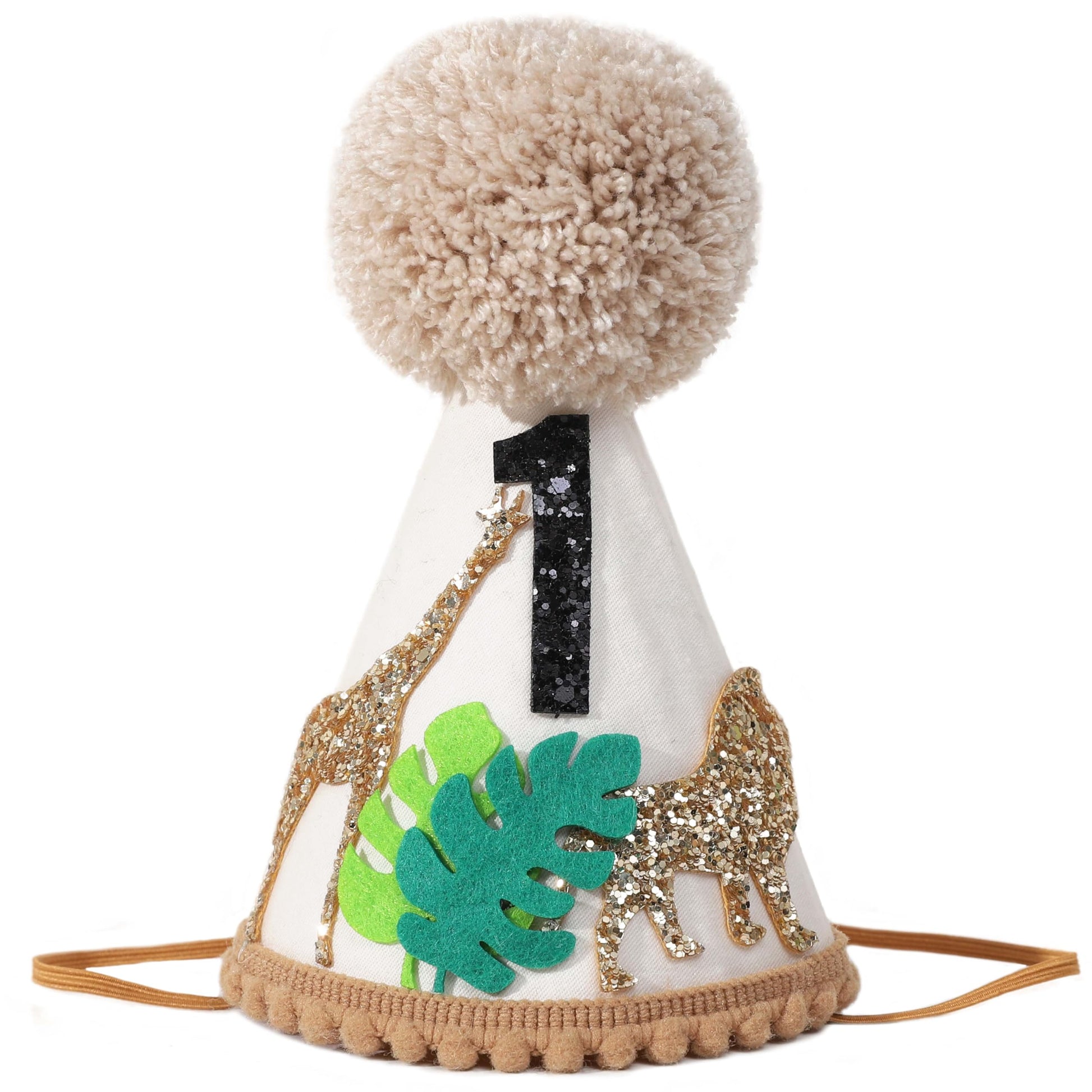 Agvgaza Safari Wild 1st Birthday Hat - Jungle First Birthday Party Hat, Wild One Decor for Boys & Girls, Cake Smash Photo Prop, Baby Shower & Safari
