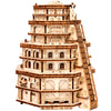 ESC WELT Quest Tower Puzzle Box - 3D Wooden Escape Game for Adults & Teens, Brain Teaser Logic Puzzle with Secret Compartment, Unique Gift Idea