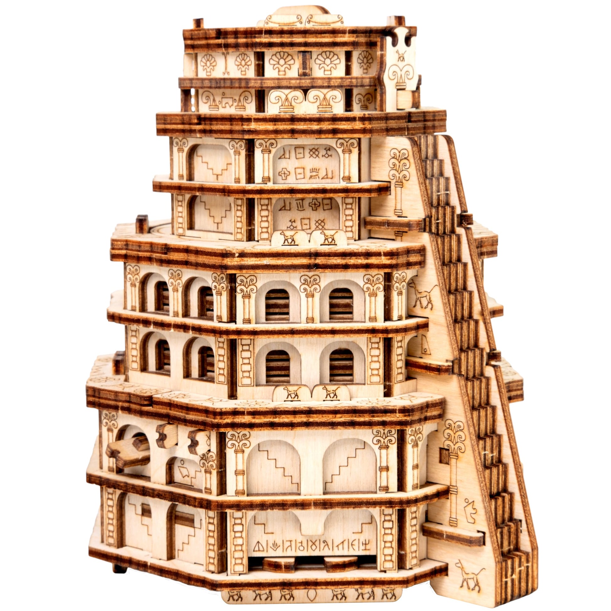 ESC WELT Quest Tower Puzzle Box - 3D Wooden Escape Game for Adults & Teens, Brain Teaser Logic Puzzle with Secret Compartment, Unique Gift Idea
