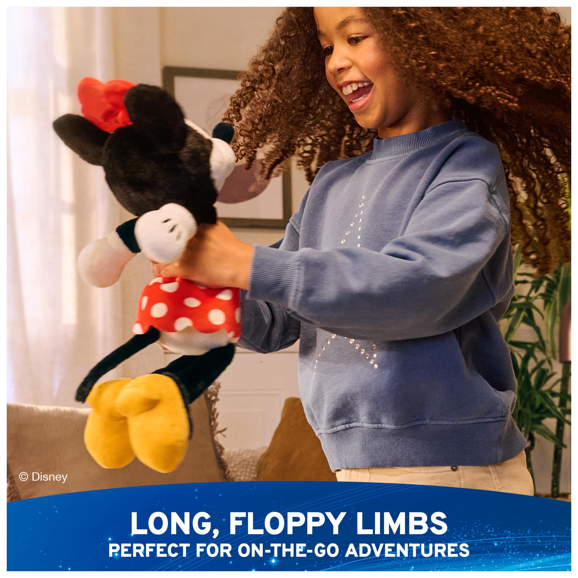 GUND Disney Official Minnie Mouse Toothpick 15-Inch Plush Toy for Ages 1+