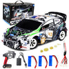 LEOSO WLtoys K989 1/28 4WD Mini RC Drift Car with 3 Batteries
