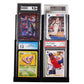 Graded Card Slab Stadium Tower Displays (2 Pack), Compatible with PSA, Beckett, SGC and CGC (Black, 2 Tier)