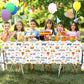 HAKOTI 3Pack Transportation Birthday Tablecloth,Transportation Birthday Party Supplies Rectangular Truck Birthday Plastic Table Covers