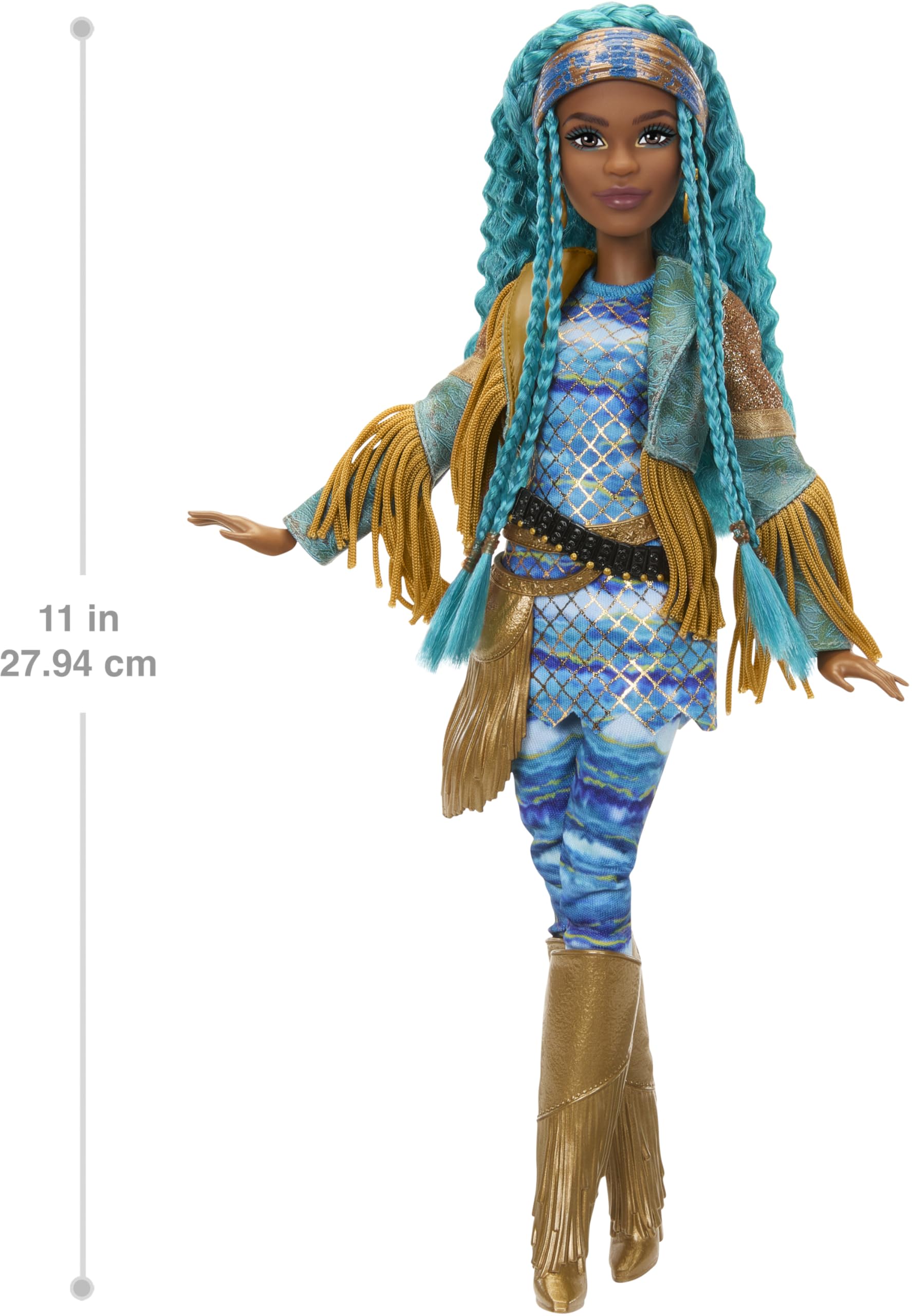 Mattel Disney Descendants: The Rise of Red Fashion Doll & Accessory - Uma, Daughter of Ursula with Movie-Inspired Clothes