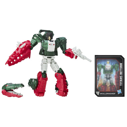 Transformers Generations Deluxe Titans Return Skull Smasher Action Figure