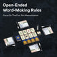 ALLPLAY Wordsy Board Game - Play All The Big Words You've Always Wanted to - Makes You Feel Smart - Rewards Quick Thinking - Great for Adults