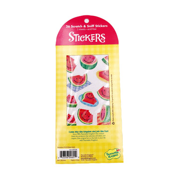 Peaceable Kingdom Scratch and Sniff Watermelon Scented Sticker Pack