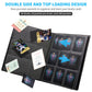 JIQEZNL Card Binder, 360 Pockets Upgraded Trading Card Binders, Cards Collection Binder 9 Pocket, Side Loading Yugioh Binder Book Holder for MTG, TCG