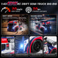 EireneRer 1:43 RC Drift Car, Semi Truck Toy with LED Headlights