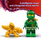 LEGO NINJAGO Lloyd's Green Forest Dragon Toy - Pretend Play Building Toy for Boys and Girls, Ages 6+ - Birthday Gift for Kids - Dragon Figurine with 2