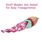 Kids Preferred Rise & Shine Sleepy Stuffs - Plush Stuffed Animal Blanket - Bear, 12 inches