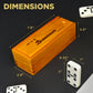 Queensell Dominos Set for Adults - Dominoes - Classic Board Games, Double 6 Dominoes Family Games for Kids and Adults - Double Six Standard Dominos
